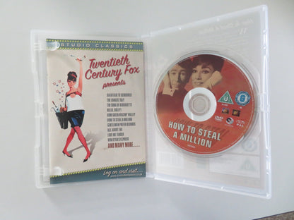 HOW TO STEAL A MILLION (DVD) AUDREY HEPBURN PETER O'TOOLE 1966 REGION 2 Movie posters