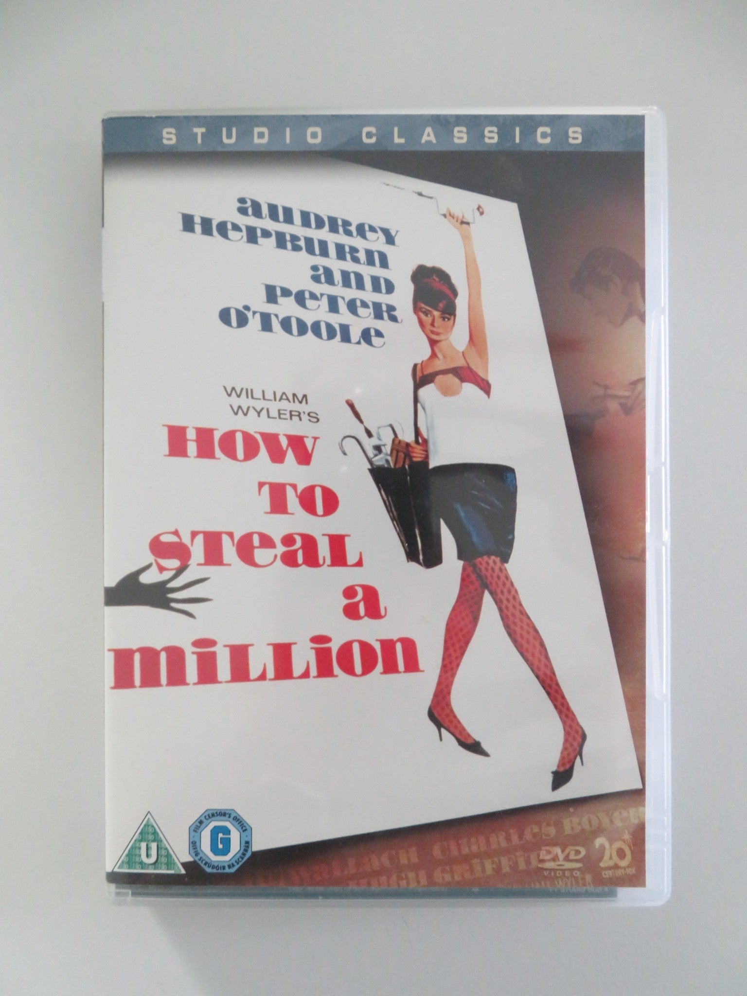 HOW TO STEAL A MILLION (DVD) AUDREY HEPBURN PETER O'TOOLE 1966 REGION 2 Movie posters