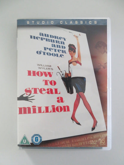 HOW TO STEAL A MILLION (DVD) AUDREY HEPBURN PETER O'TOOLE 1966 REGION 2 Movie posters