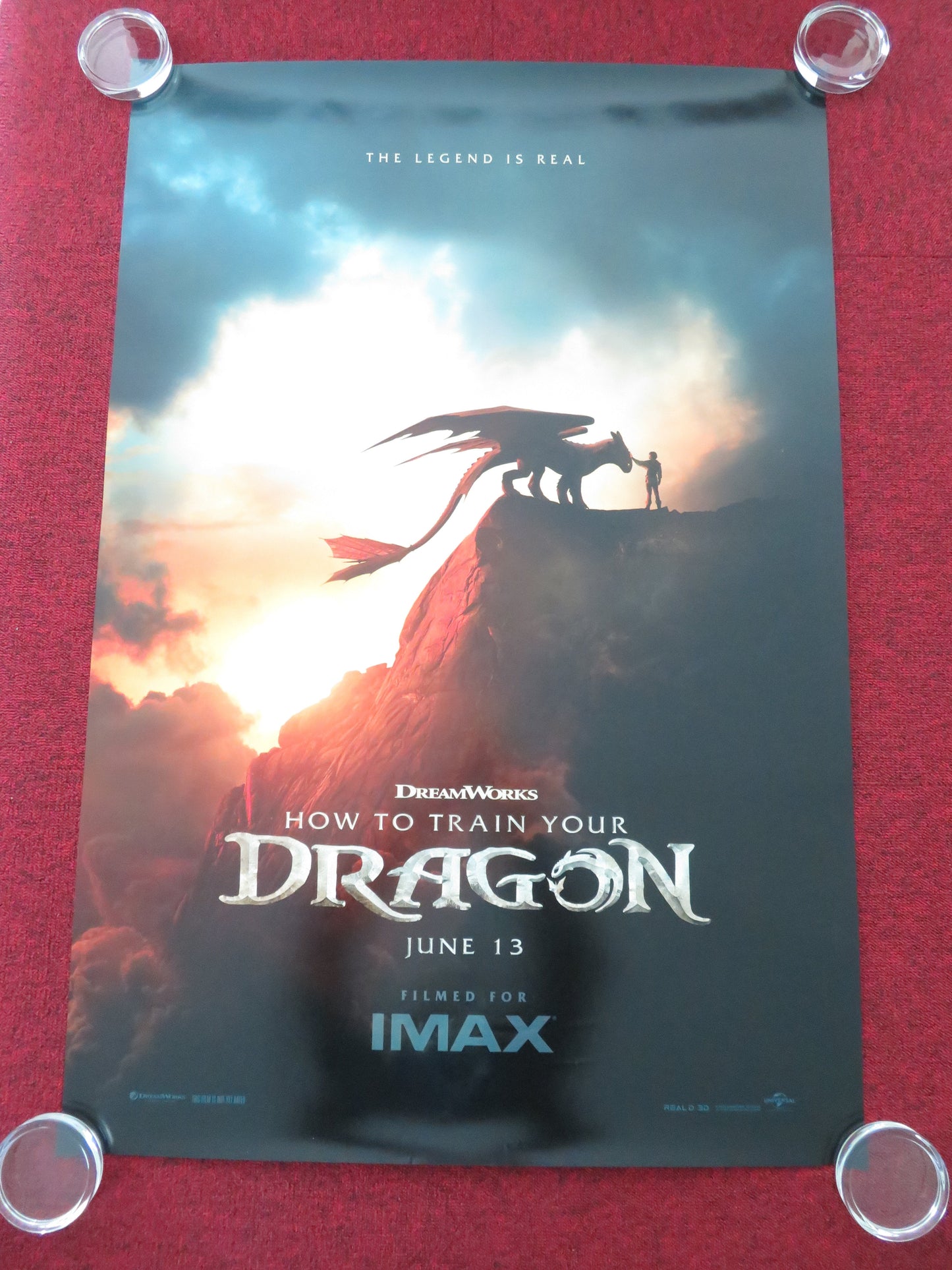 How to Train Your Dragon - A US One Sheet Rolled Poster Mason Thames 2025 Movie posters
