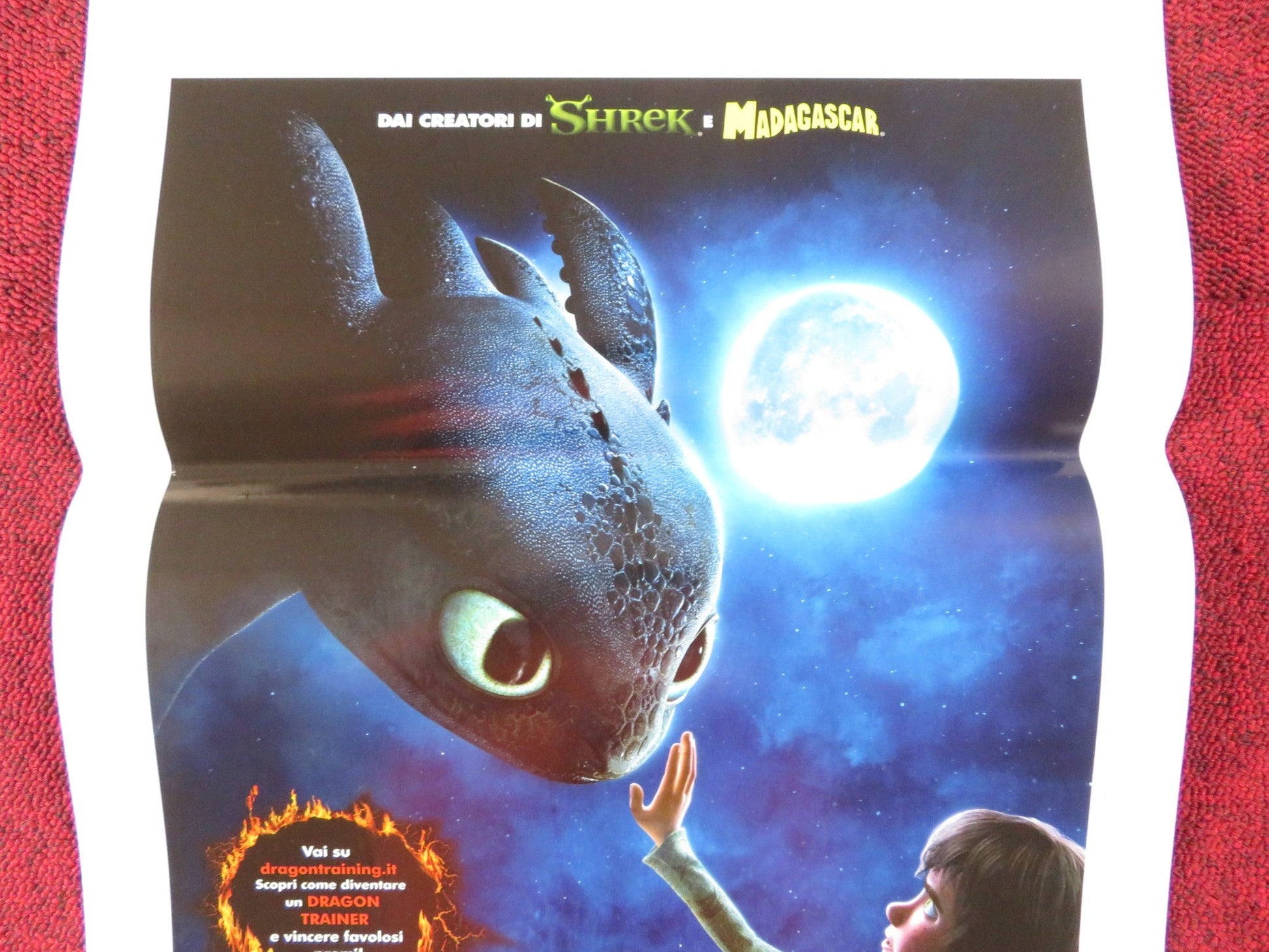 HOW TO TRAIN YOUR DRAGON ITALIAN LOCANDINA POSTER JAY BARUCHEL 2010 Rendezvous Cinema Movie posters