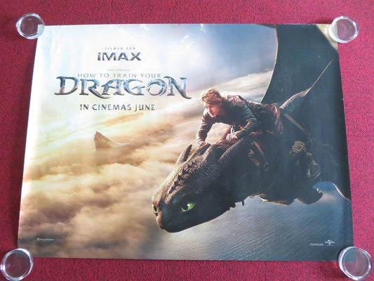 HOW TO TRAIN YOUR DRAGON UK QUAD ROLLED POSTER MASON THAMES GERARD BUTLER 2025 Movie posters