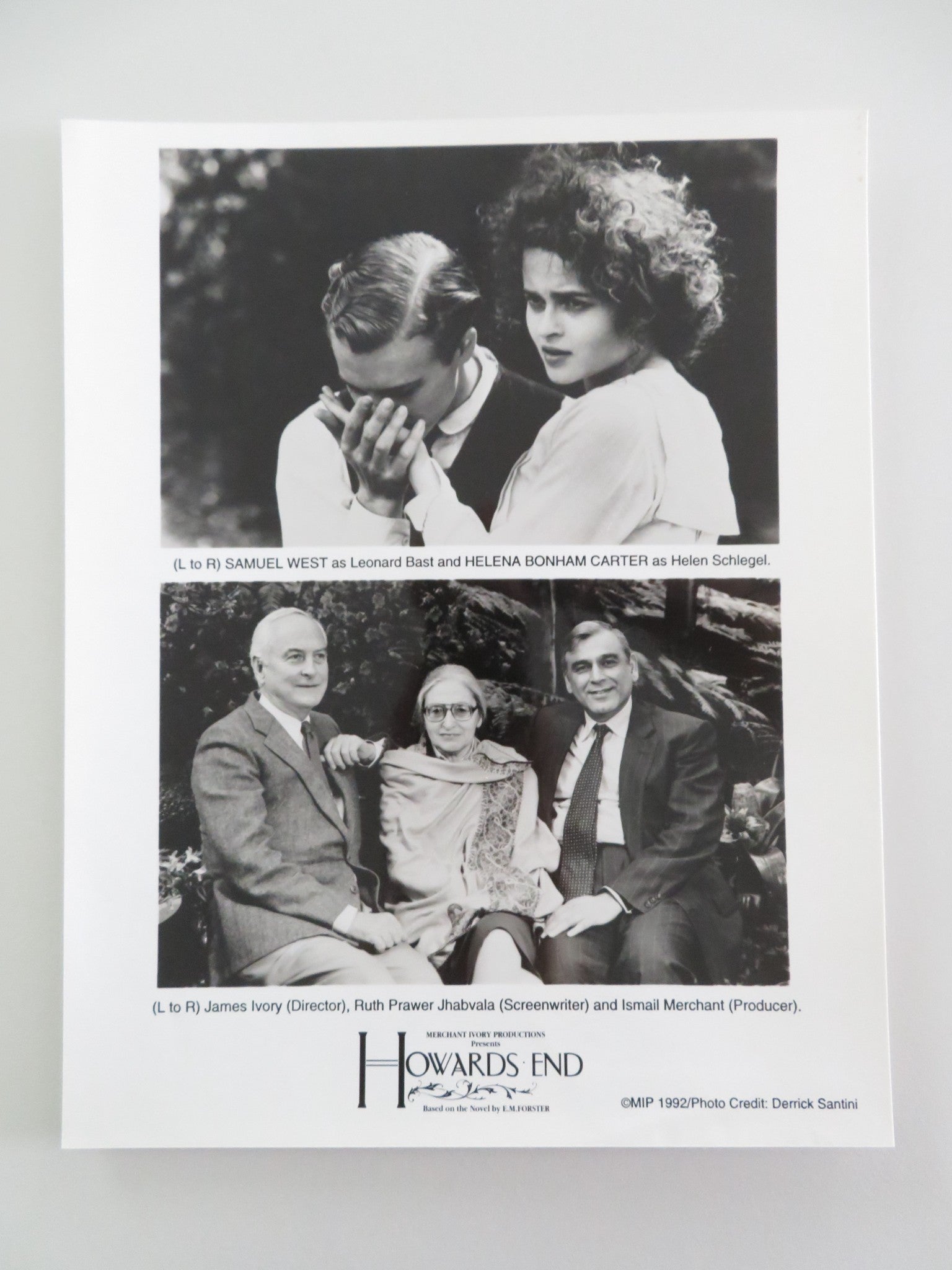 HOWARDS END MOVIE STILL PHOTO HELENA BONHAM CARTER SAMUEL WEST 1992 Movie posters