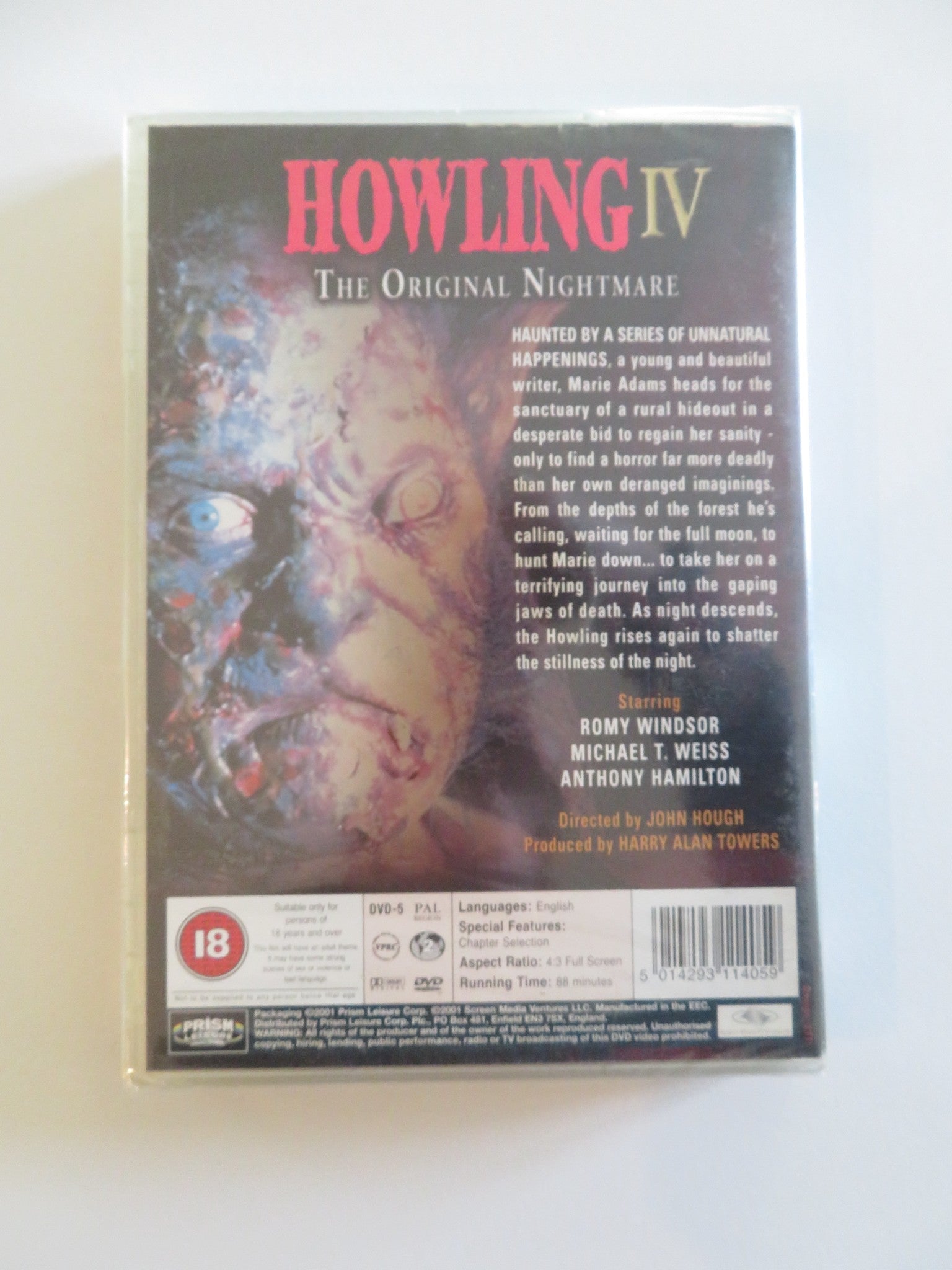 HOWLING IV: THE ORIGINAL NIGHTMARE (DVD) ROMY WALTHALL 1988 REGION 2 Rendezvous Cinema Movie posters