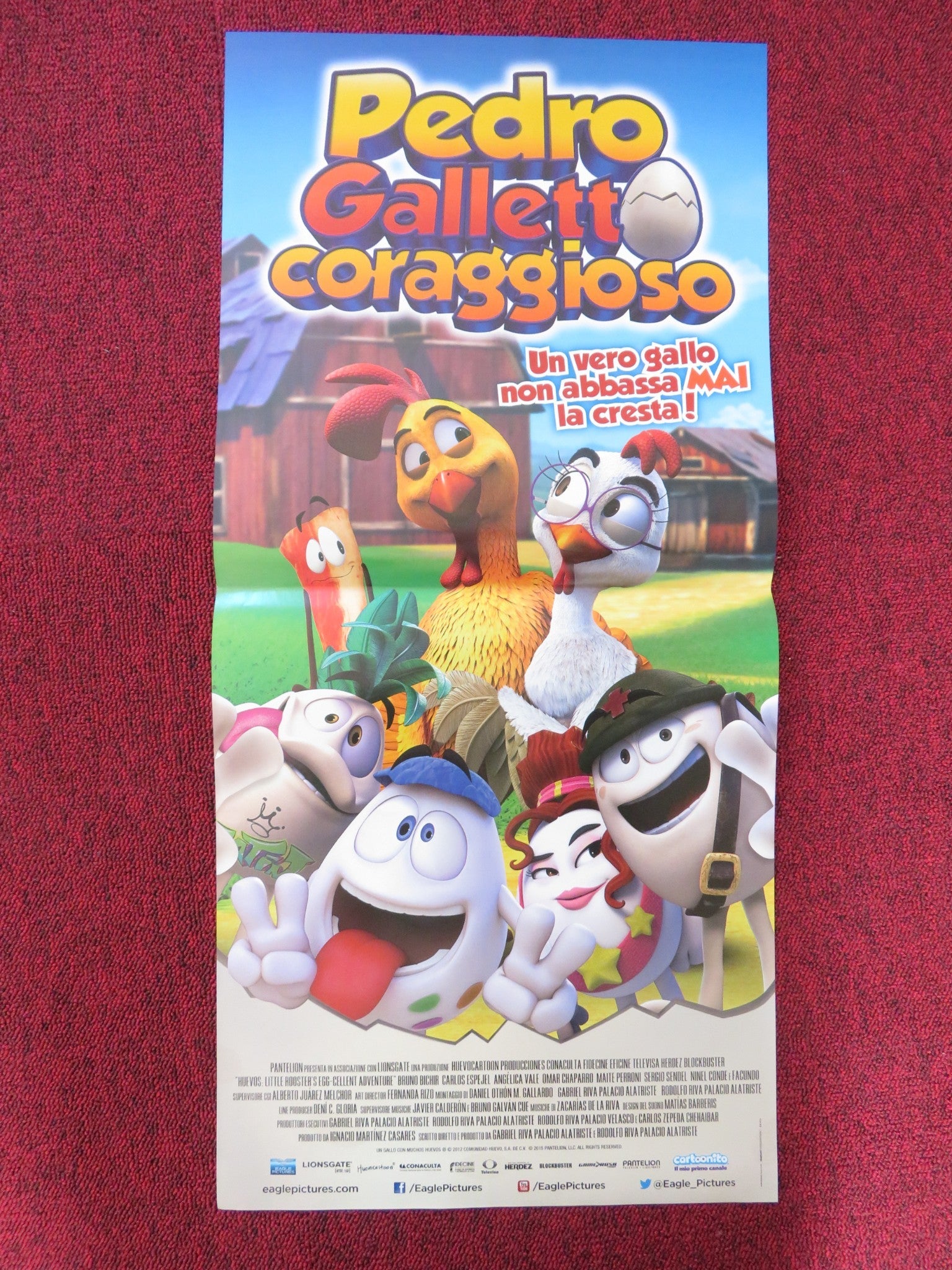 HUEVOS: LITTLE ROOSTER'S EGG - CELLENT ADVENTURE ITALIAN LOCANDINA POSTER 2015 Rendezvous Cinema Movie posters