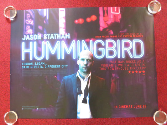 HUMMINGBIRD UK QUAD ROLLED POSTER JASON STATHAM AGATA BUZEK 2013 Rendezvous Cinema Movie posters
