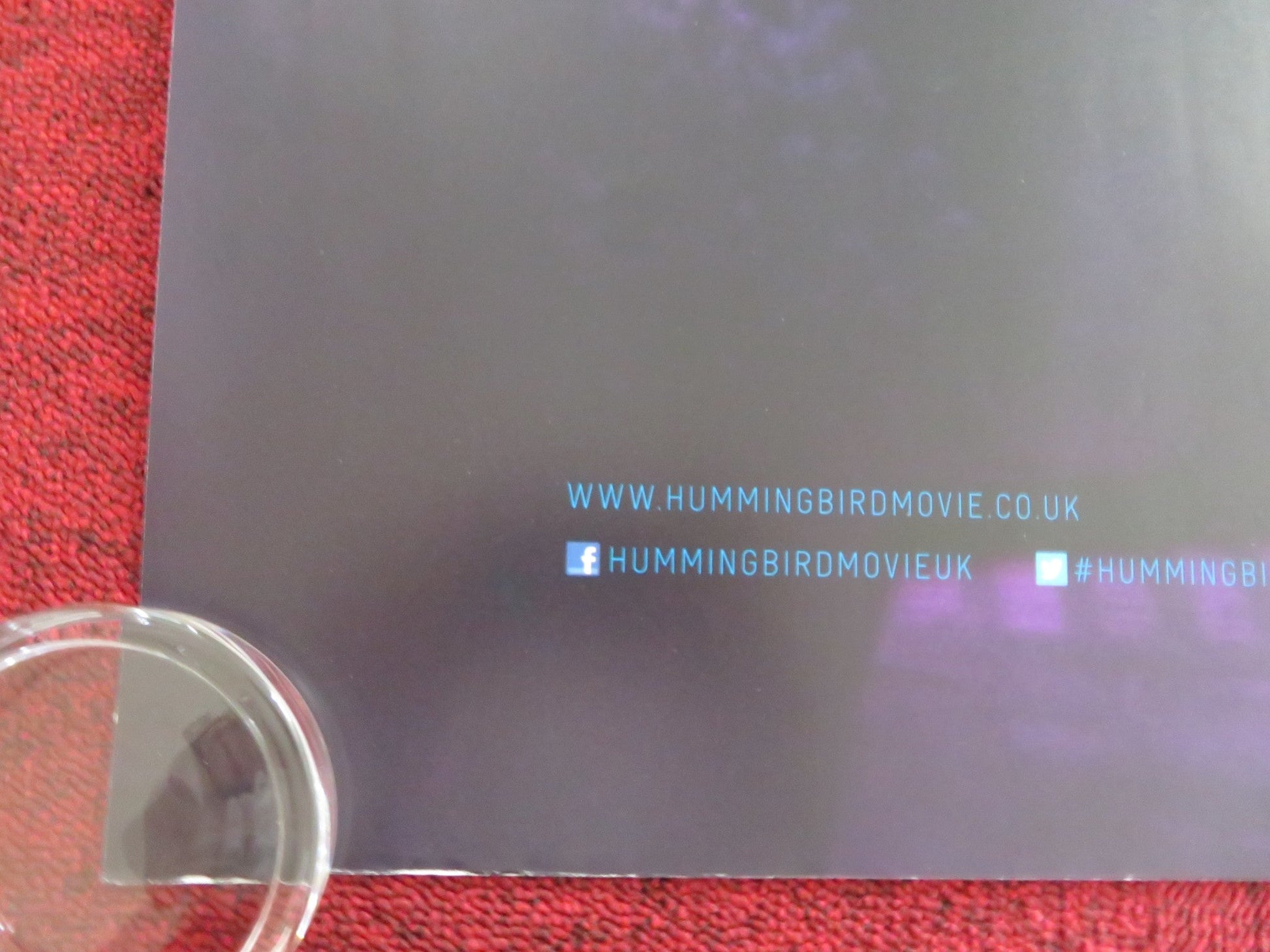 HUMMINGBIRD UK QUAD ROLLED POSTER JASON STATHAM VICKY MCCLURE 2013 Rendezvous Cinema Movie posters