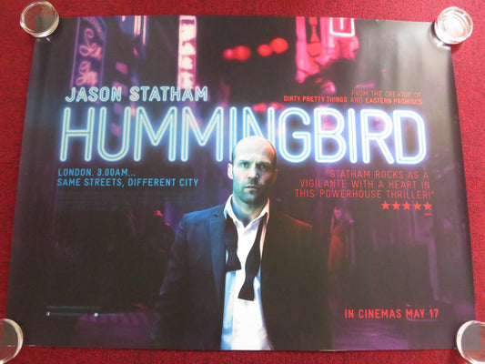 HUMMINGBIRD UK QUAD ROLLED POSTER JASON STATHAM VICKY MCCLURE 2013 Rendezvous Cinema Movie posters