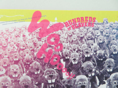 Hundreds of Beavers - B Japanese Chirashi (B5) Poster Brickson Tews Graves 2022 Movie posters