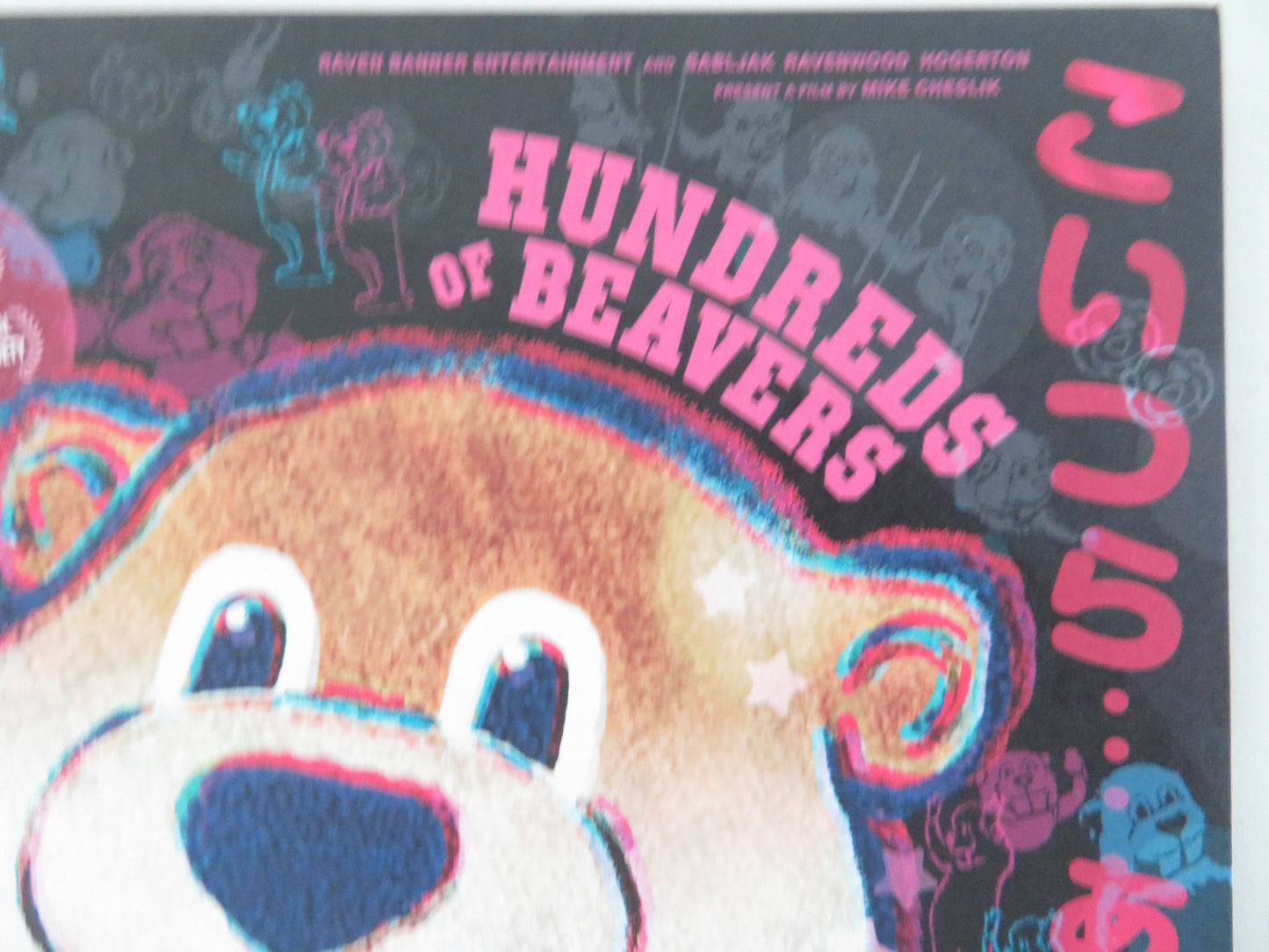 Hundreds of Beavers Japanese Chirashi (B5) Poster Graves 2022 Movie posters