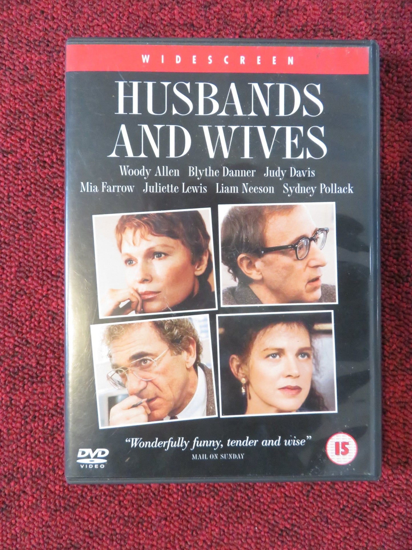 HUSBANDS AND WIVES WIDESCREEN (DVD) WOODY ALLEN MIA FARROW 1992 REGION 2 Rendezvous Cinema Movie posters