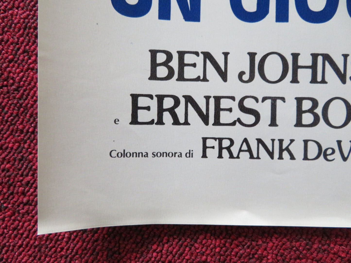 HUSTLE - C ITALIAN FOTOBUSTA POSTER BURT REYNOLDS CATHERINE DENEUVE 1975 Rendezvous Cinema Movie posters