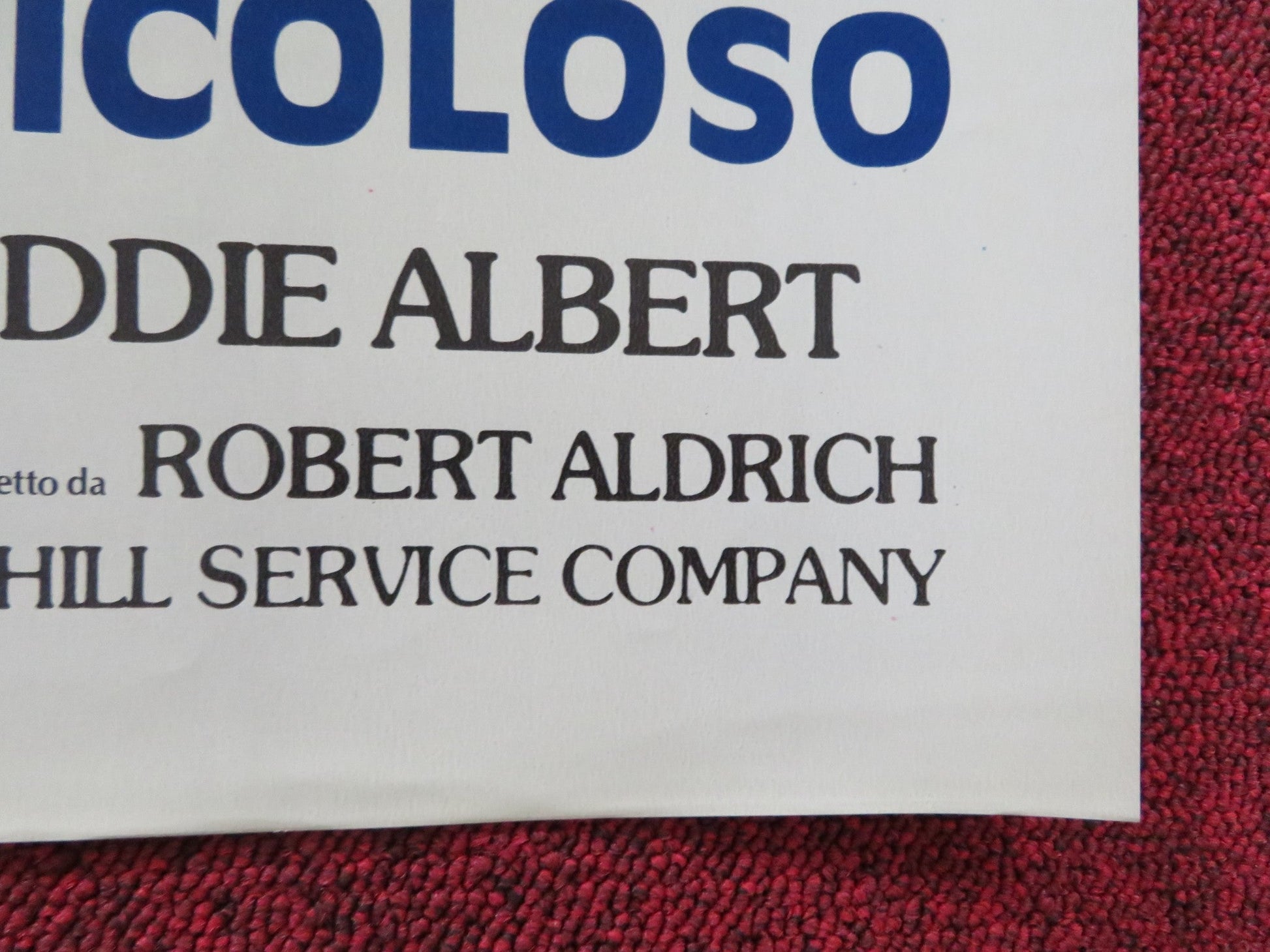 HUSTLE - C ITALIAN FOTOBUSTA POSTER BURT REYNOLDS CATHERINE DENEUVE 1975 Rendezvous Cinema Movie posters