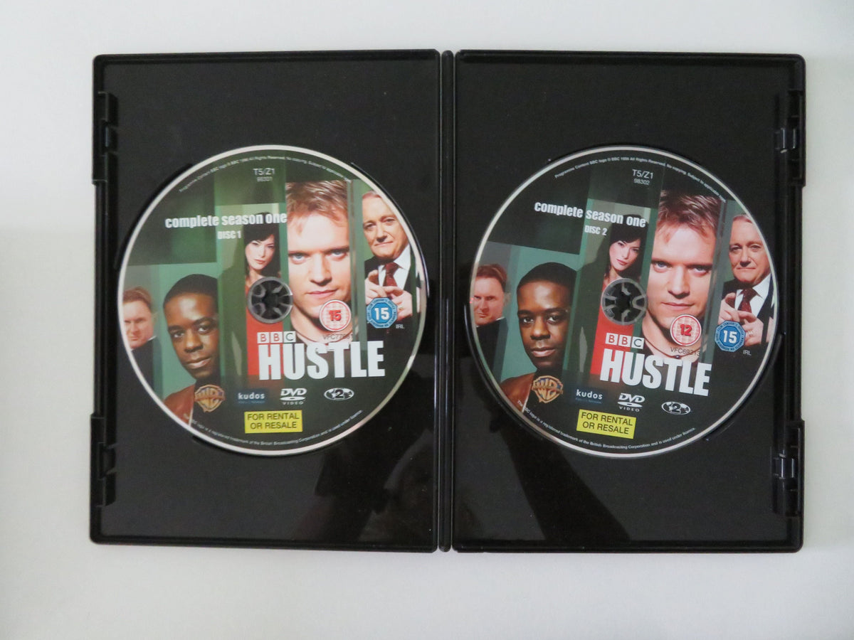 Hustle Complete Seasons, 1, 2, 3 and 4 (DVD BoxSet) R. Glenister 2004 Region 2 Movie posters