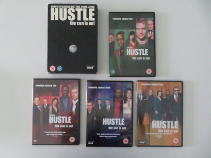 Hustle Complete Seasons, 1, 2, 3 and 4 (DVD BoxSet) R. Glenister 2004 Region 2 Movie posters