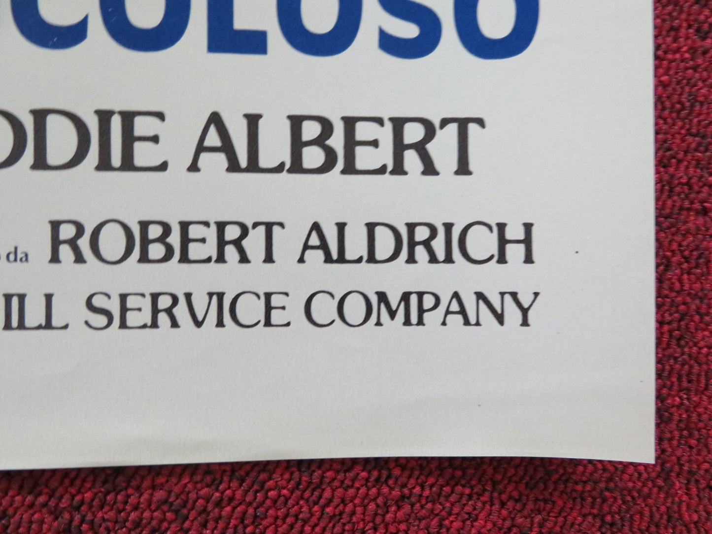 HUSTLE - D ITALIAN FOTOBUSTA POSTER BURT REYNOLDS CATHERINE DENEUVE 1975 Rendezvous Cinema Movie posters