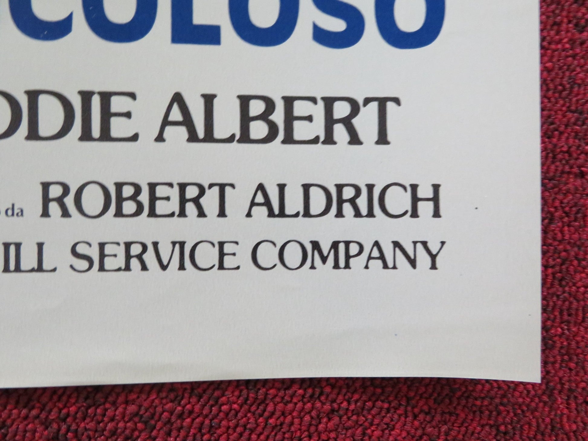 HUSTLE - D ITALIAN FOTOBUSTA POSTER BURT REYNOLDS CATHERINE DENEUVE 1975 Rendezvous Cinema Movie posters