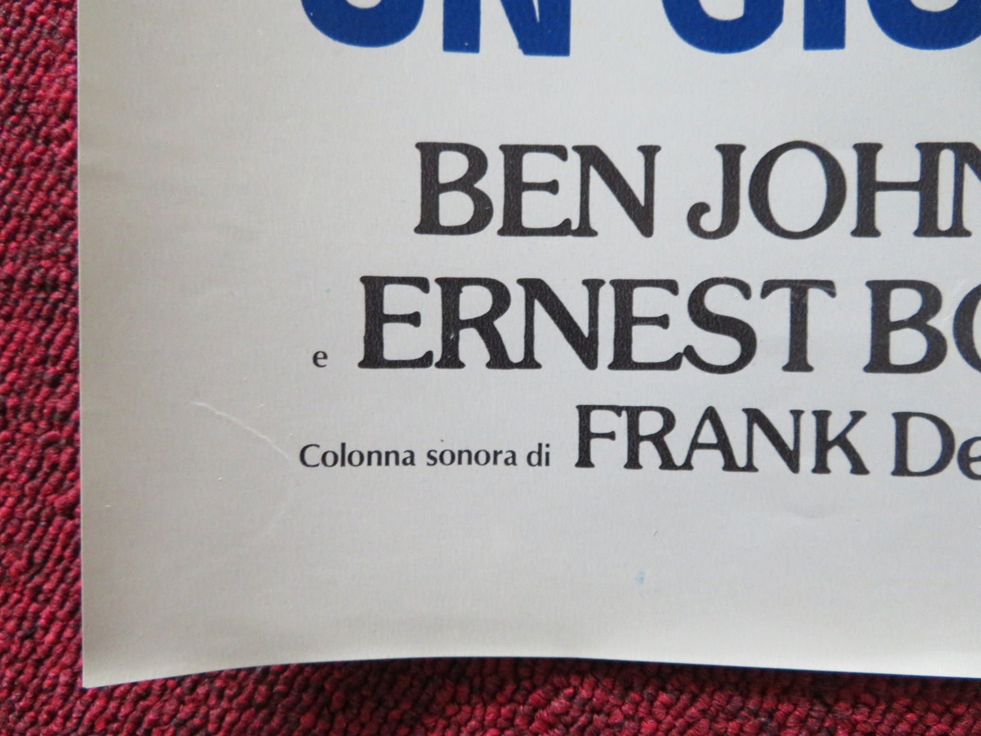 HUSTLE - D ITALIAN FOTOBUSTA POSTER BURT REYNOLDS CATHERINE DENEUVE 1975 Rendezvous Cinema Movie posters