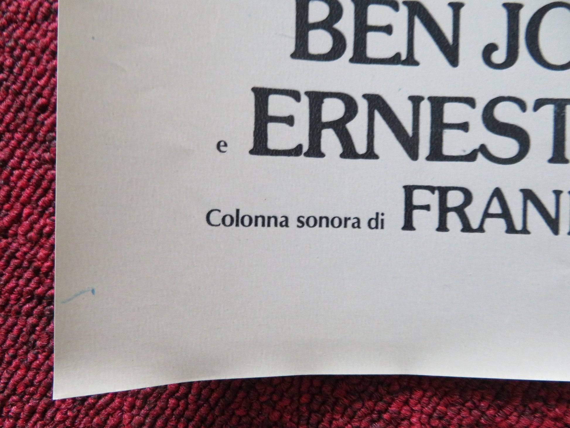 HUSTLE - E ITALIAN FOTOBUSTA POSTER BURT REYNOLDS CATHERINE DENEUVE 1975 Rendezvous Cinema Movie posters