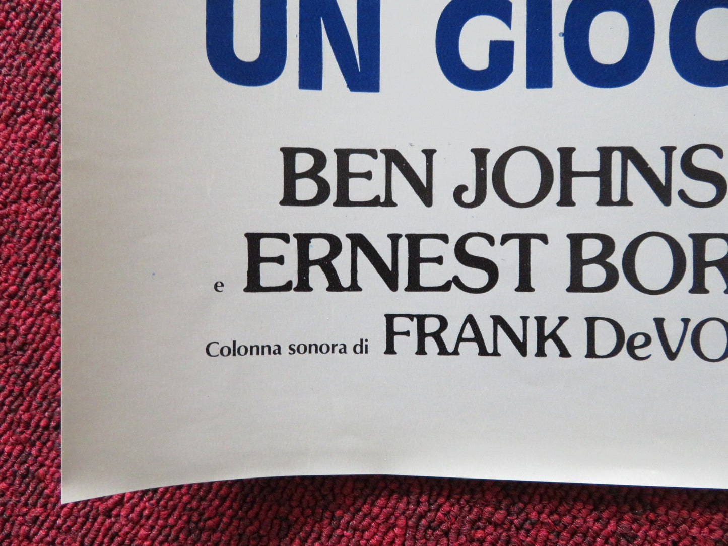 HUSTLE - H ITALIAN FOTOBUSTA POSTER BURT REYNOLDS CATHERINE DENEUVE 1975 Rendezvous Cinema Movie posters