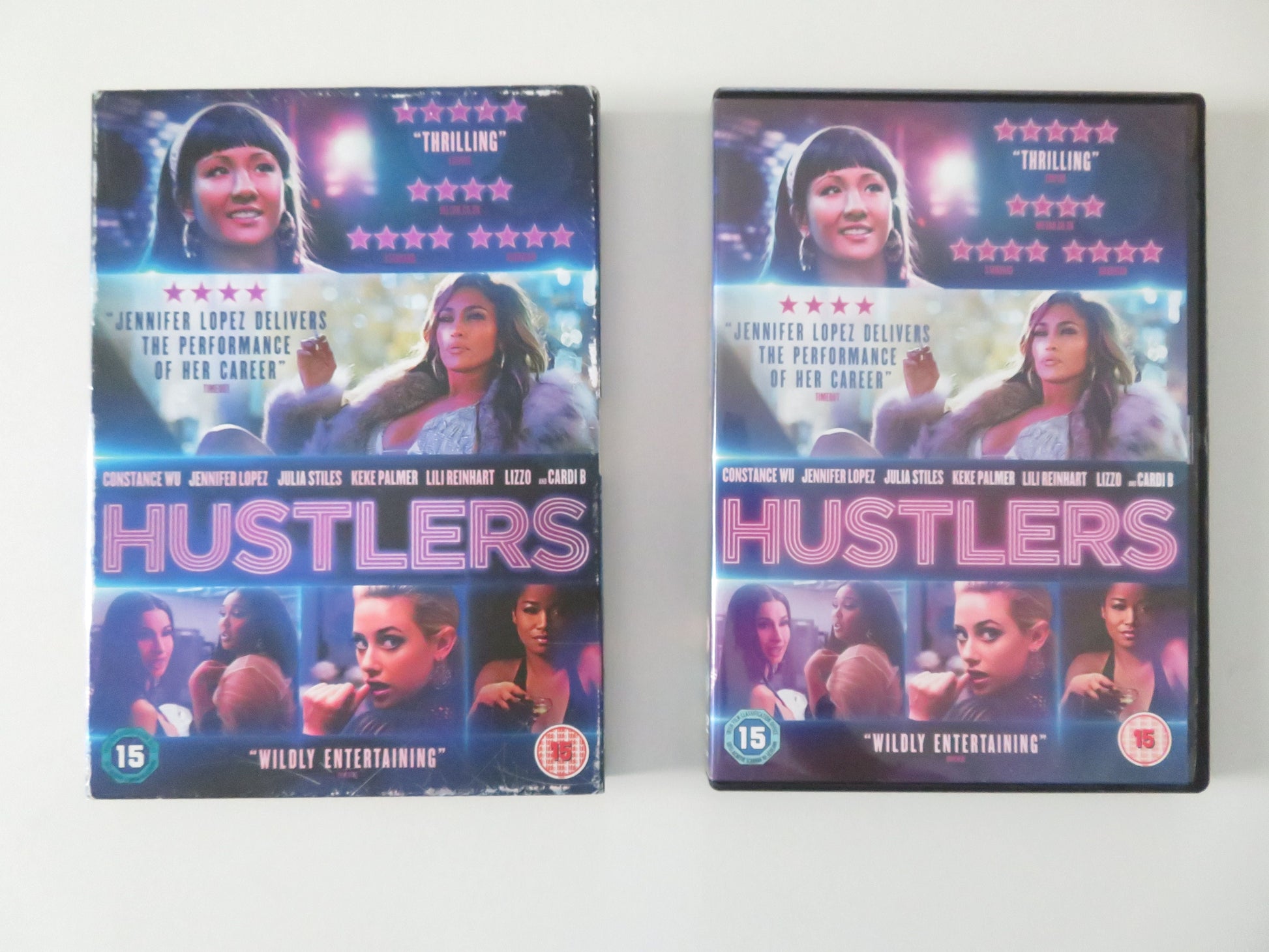 Hustlers (DVD) Constance Wu Jennifer Lopez Julia Stiles 2019 Region 2 Movie posters