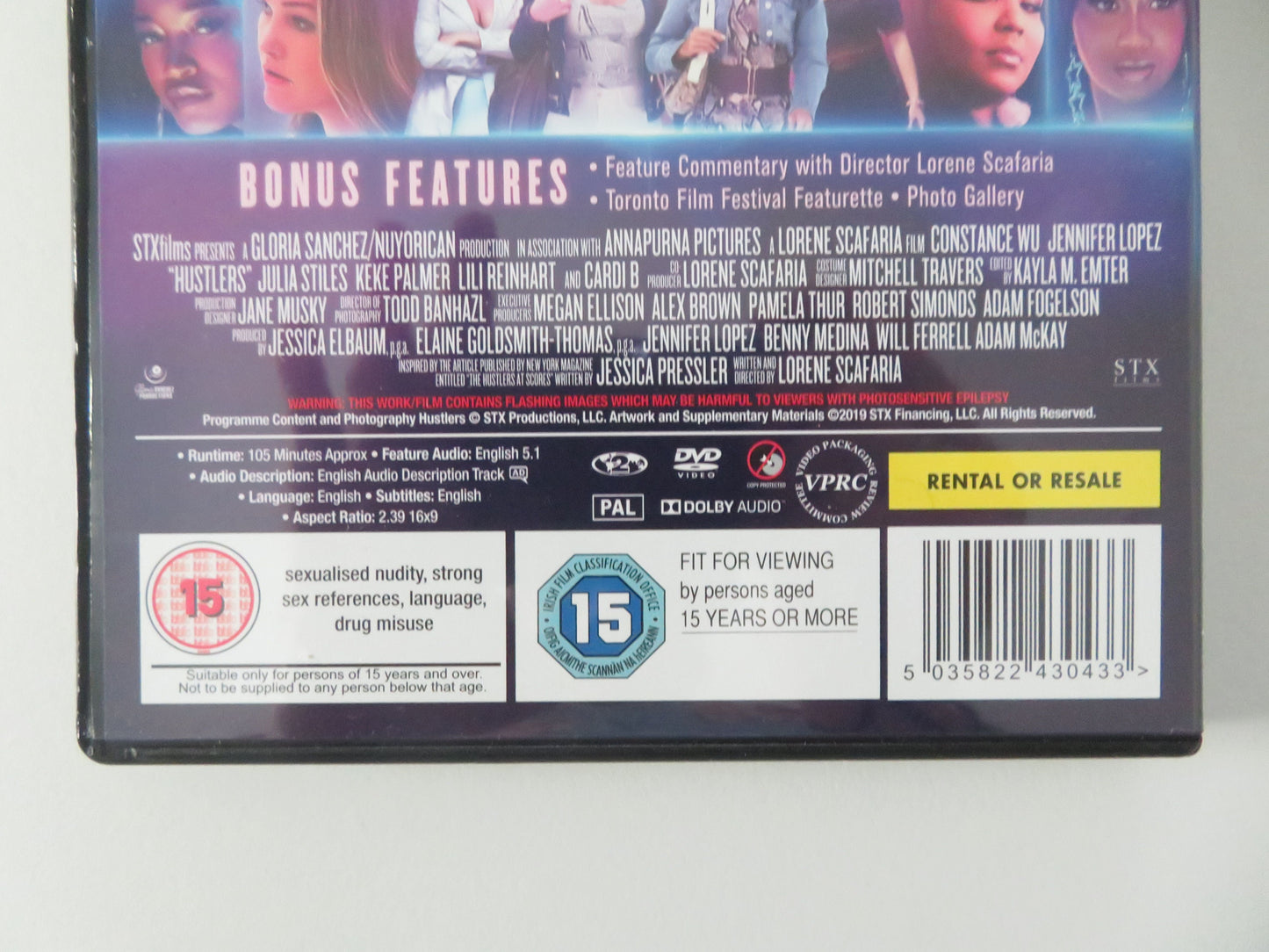 Hustlers (DVD) Constance Wu Jennifer Lopez Julia Stiles 2019 Region 2 Movie posters