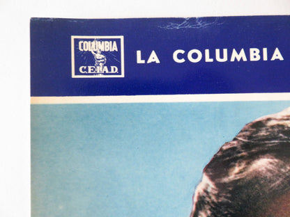 I AIM AT THE STARS - B ITALIAN FOTOBUSTA POSTER CURD JURGENS VICTORIA SHAW 1960 Rendezvous Cinema Movie posters