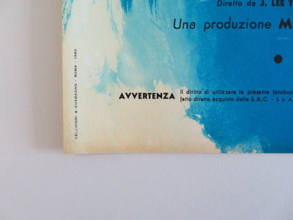 I AIM AT THE STARS - B ITALIAN FOTOBUSTA POSTER CURT JURGENS VICTORIA SHAW 1960 Rendezvous Cinema Movie posters