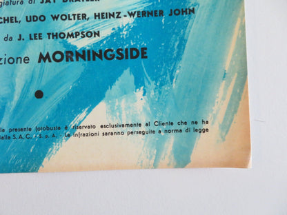 I AIM AT THE STARS - D ITALIAN FOTOBUSTA POSTER CURT JURGENS VICTORIA SHAW 1960 Rendezvous Cinema Movie posters