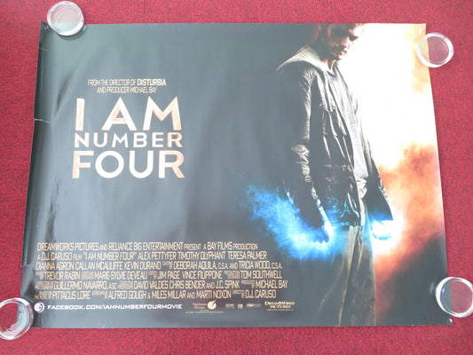 I Am Number Four UK Quad Rolled Poster Alex Pettyfer Timothy Olyphant 2011 Movie posters