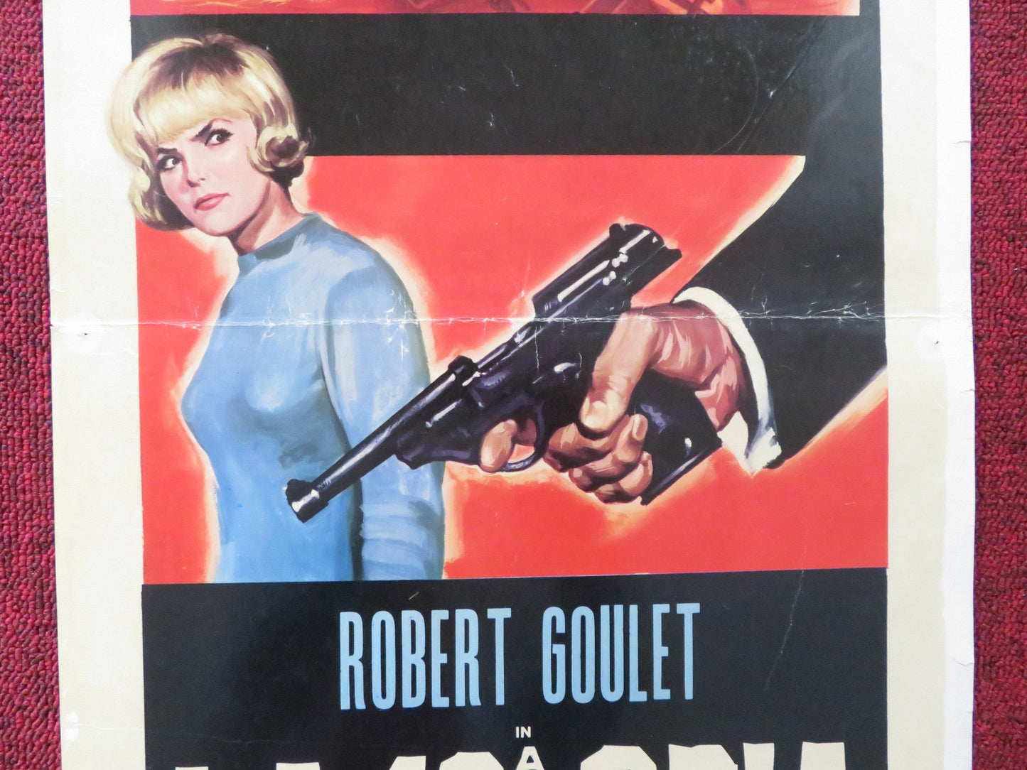 I DEAL IN DANGER ITALIAN LOCANDINA POSTER ROBERT GOULET CHRISTINE CARERE 1966 Rendezvous Cinema Movie posters