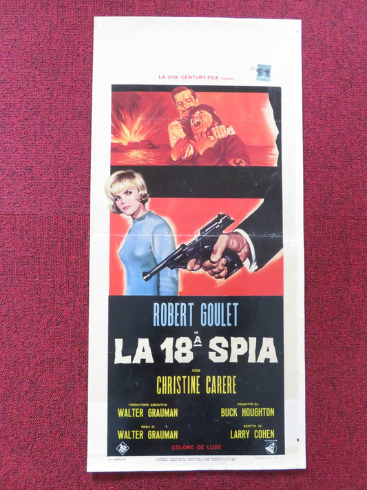 I DEAL IN DANGER ITALIAN LOCANDINA POSTER ROBERT GOULET CHRISTINE CARERE 1966 Rendezvous Cinema Movie posters