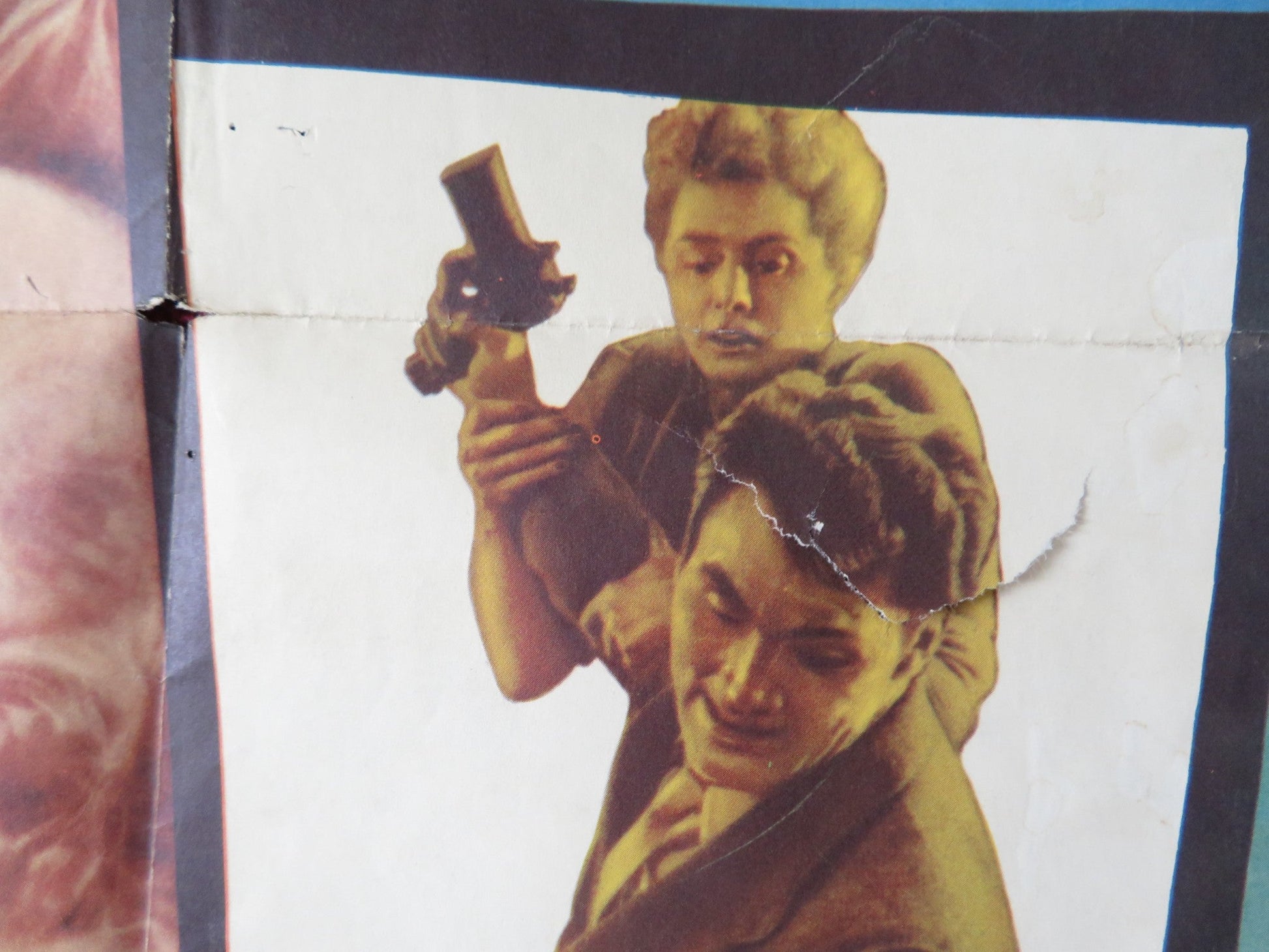 I DIED A THOUSAND TIMES FOLDED US ONE SHEET POSTER JACK PALANCE S. WINTERS 1955 Rendezvous Cinema Movie posters