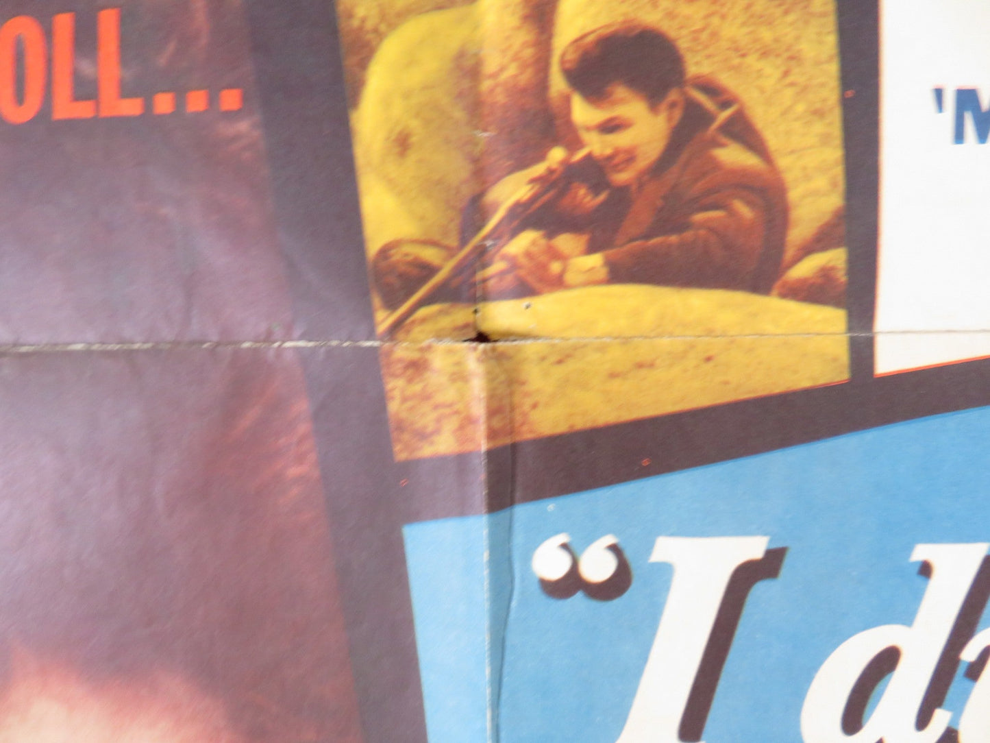 I DIED A THOUSAND TIMES FOLDED US ONE SHEET POSTER JACK PALANCE S. WINTERS 1955 Rendezvous Cinema Movie posters