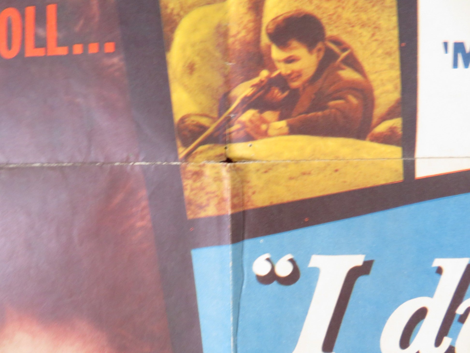 I DIED A THOUSAND TIMES FOLDED US ONE SHEET POSTER JACK PALANCE S. WINTERS 1955 Rendezvous Cinema Movie posters