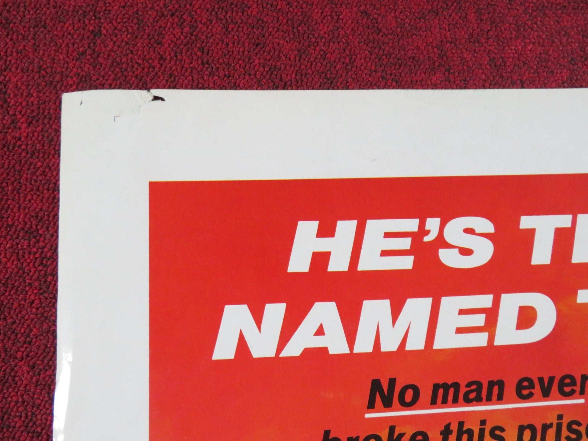 I ESCAPED FROM DEVIL'S ISLAND FOLDED US ONE SHEET POSTER JIM BROWN 1973 Rendezvous Cinema Movie posters