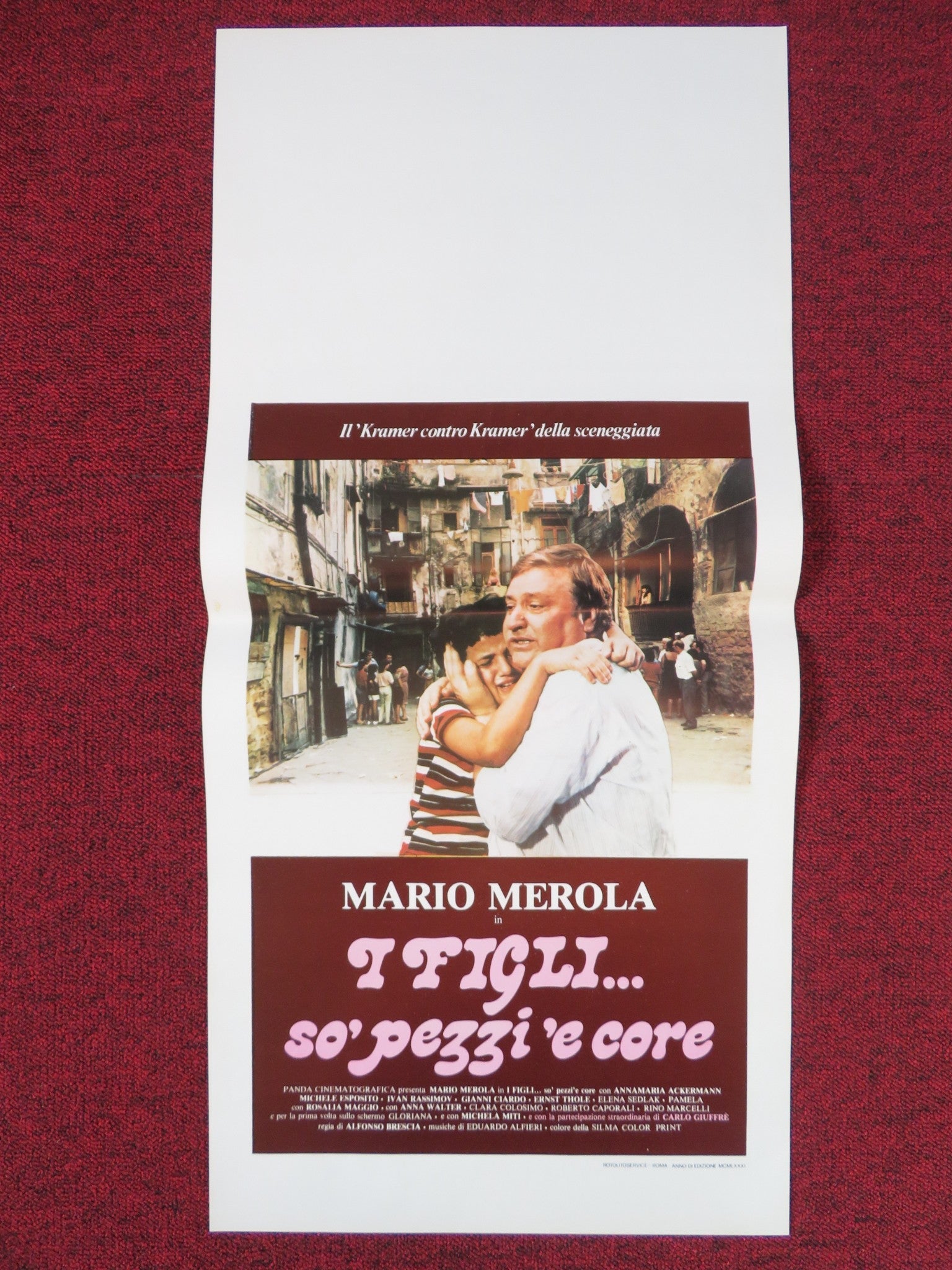I FIGLI... SO' PEZZI 'E CORE ITALIAN LOCANDINA POSTER MARIO MEROLA ANNA 1981 Rendezvous Cinema Movie posters