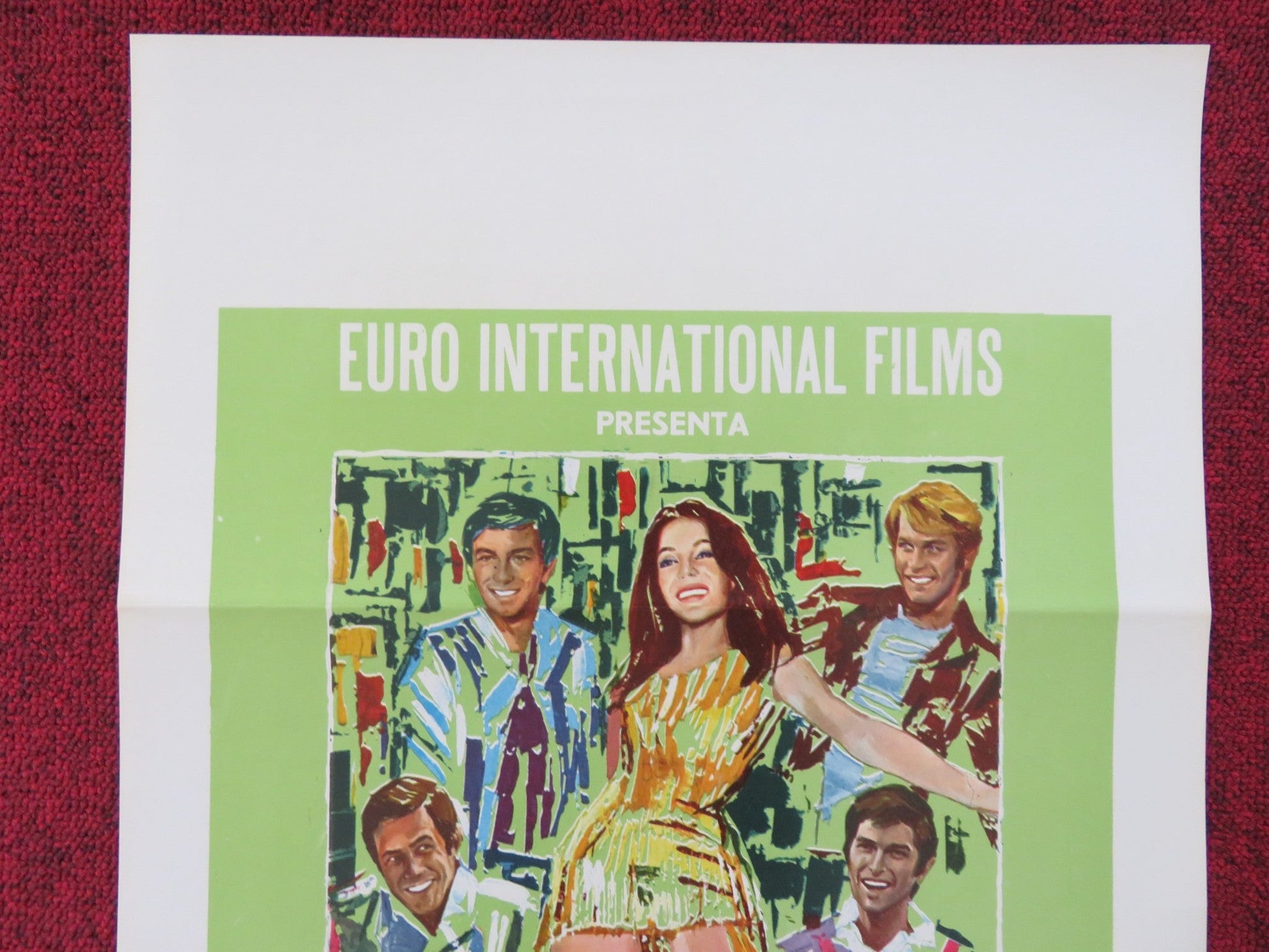 I GIOVANI TIGRI ITALIAN LOCANDINA POSTER HELMUT BERGER LUCA DELLA PORTA 1968 Rendezvous Cinema Movie posters