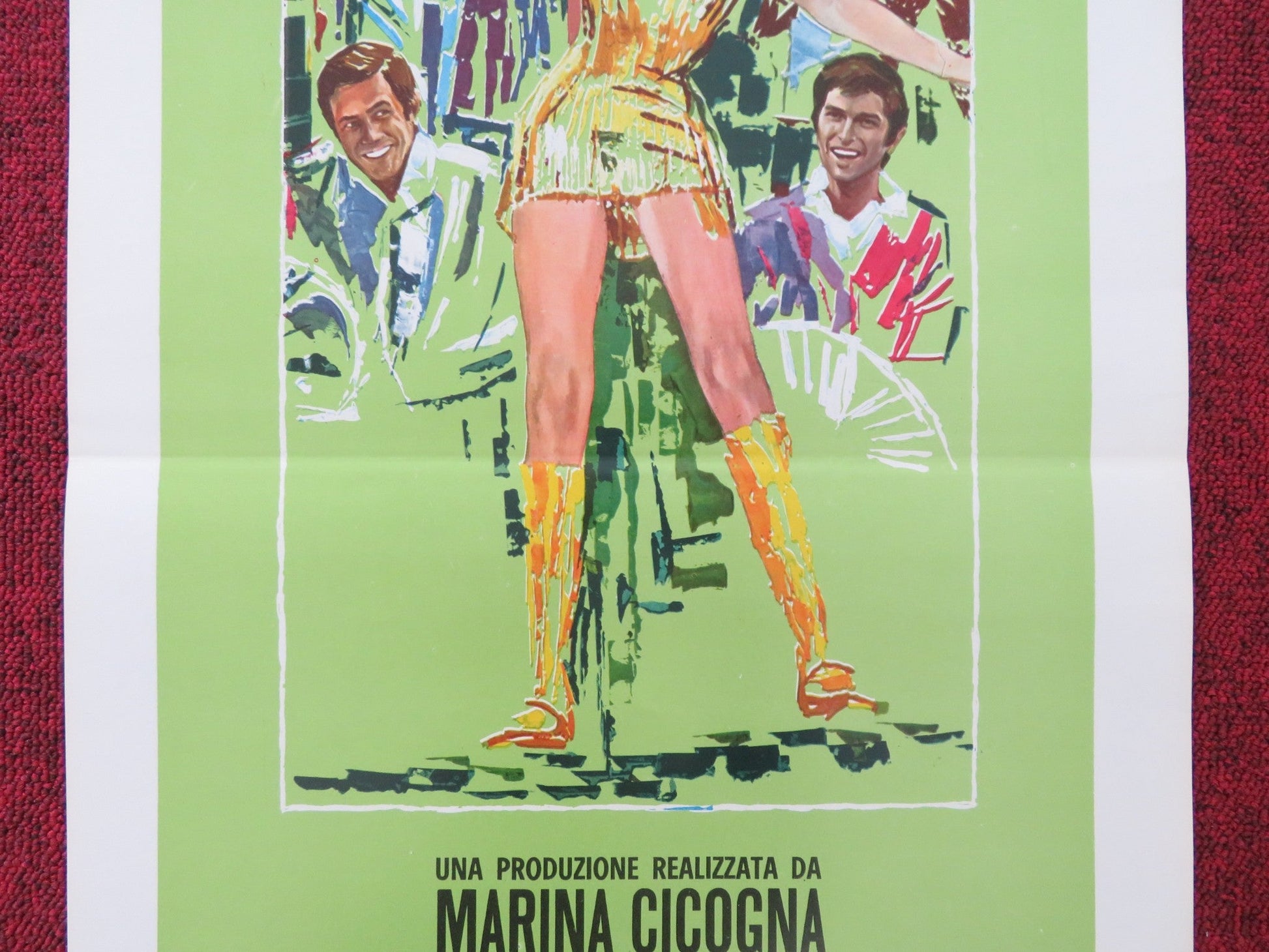 I GIOVANI TIGRI ITALIAN LOCANDINA POSTER HELMUT BERGER LUCA DELLA PORTA 1968 Rendezvous Cinema Movie posters