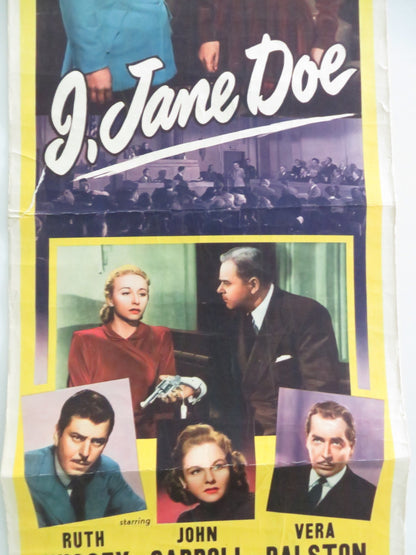 I, Jane Doe US Insert Poster Ruth Hussey John Carroll 1948 Movie posters