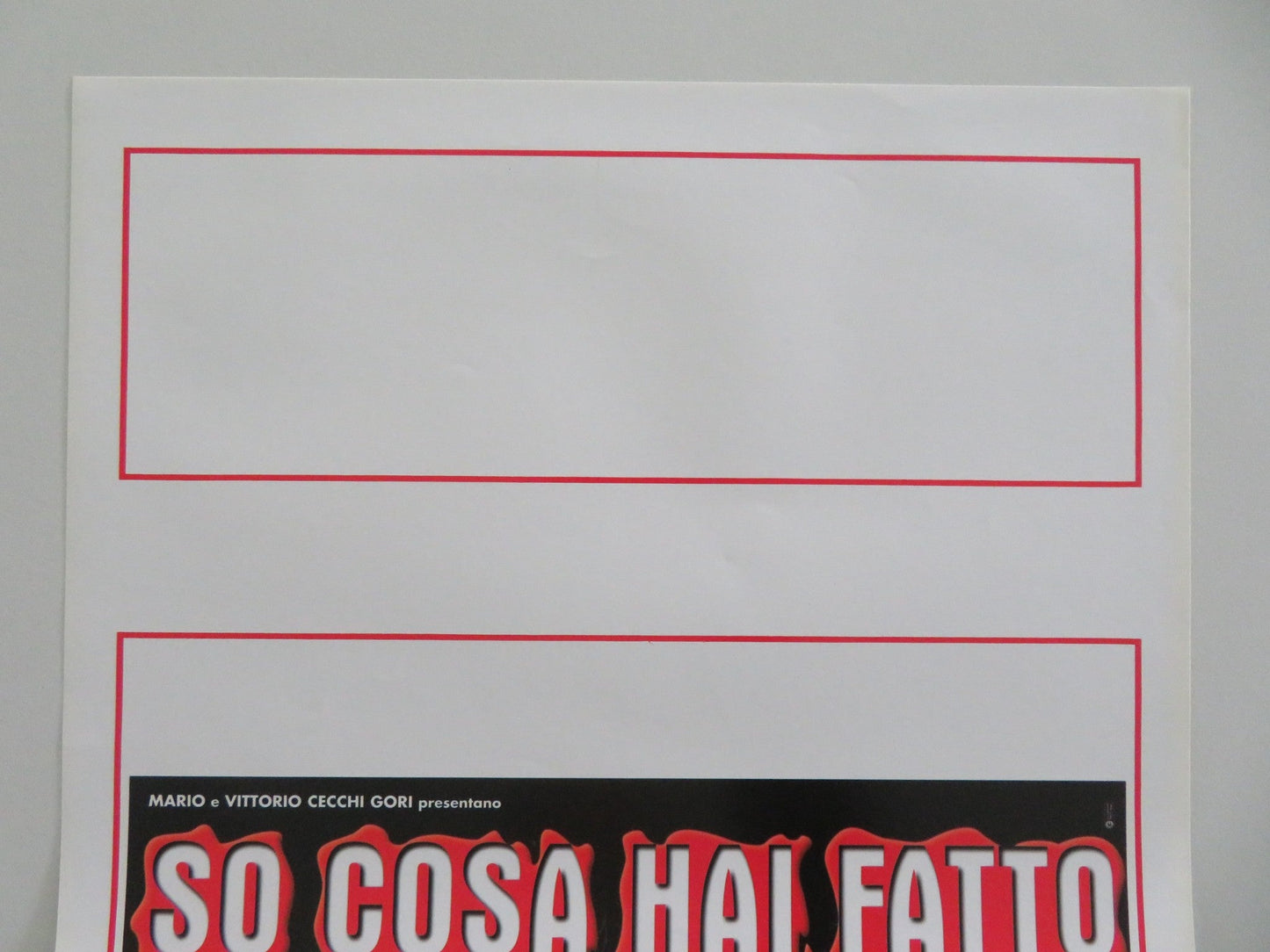 I Know What You Did Last Summer Italian Locandina Poster Love Hewitt 1998 Movie posters