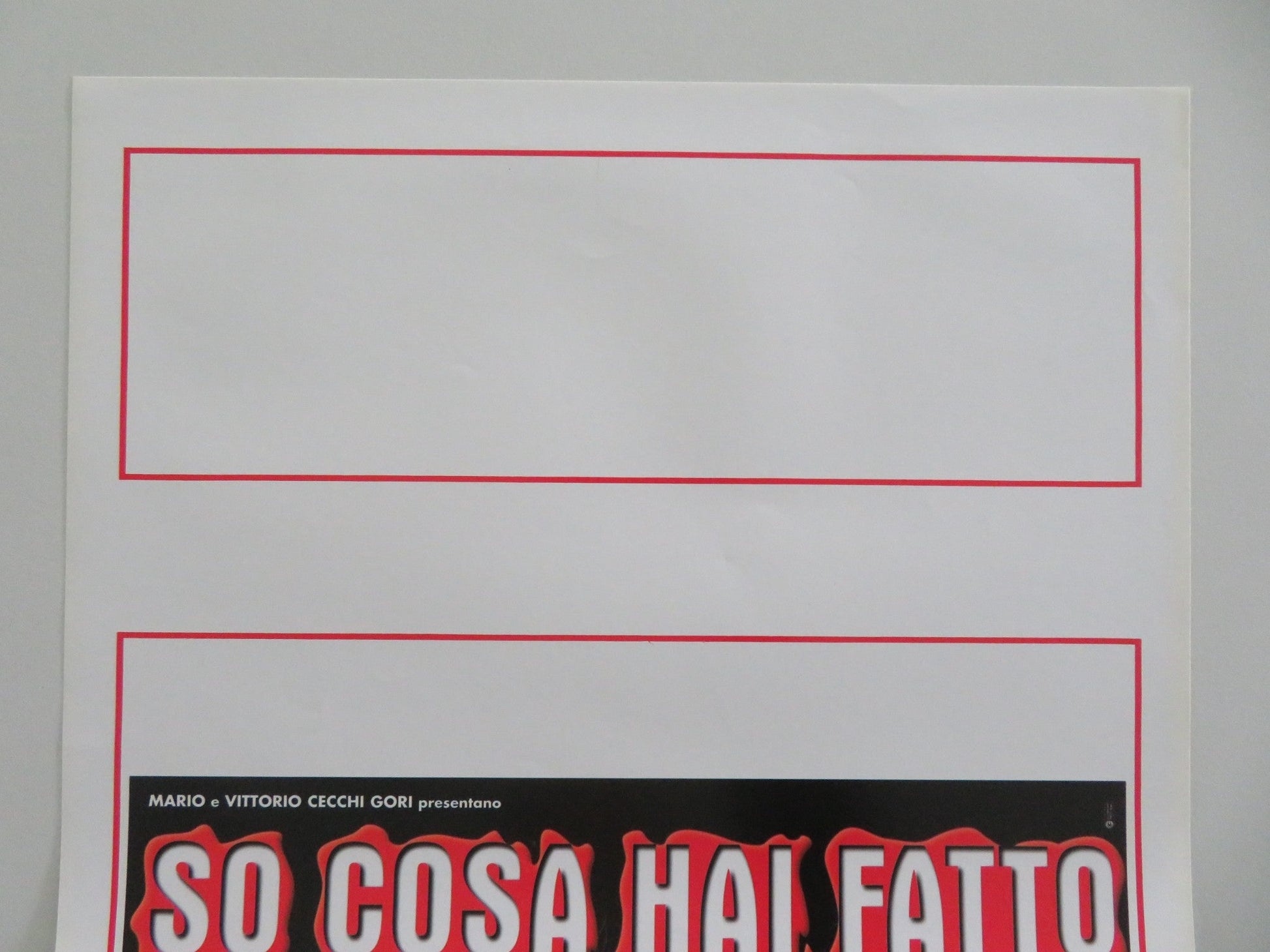 I Know What You Did Last Summer Italian Locandina Poster Love Hewitt 1998 Movie posters