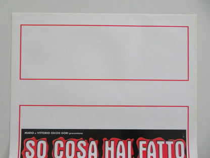 I Know What You Did Last Summer Italian Locandina Poster Love Hewitt 1998 Movie posters