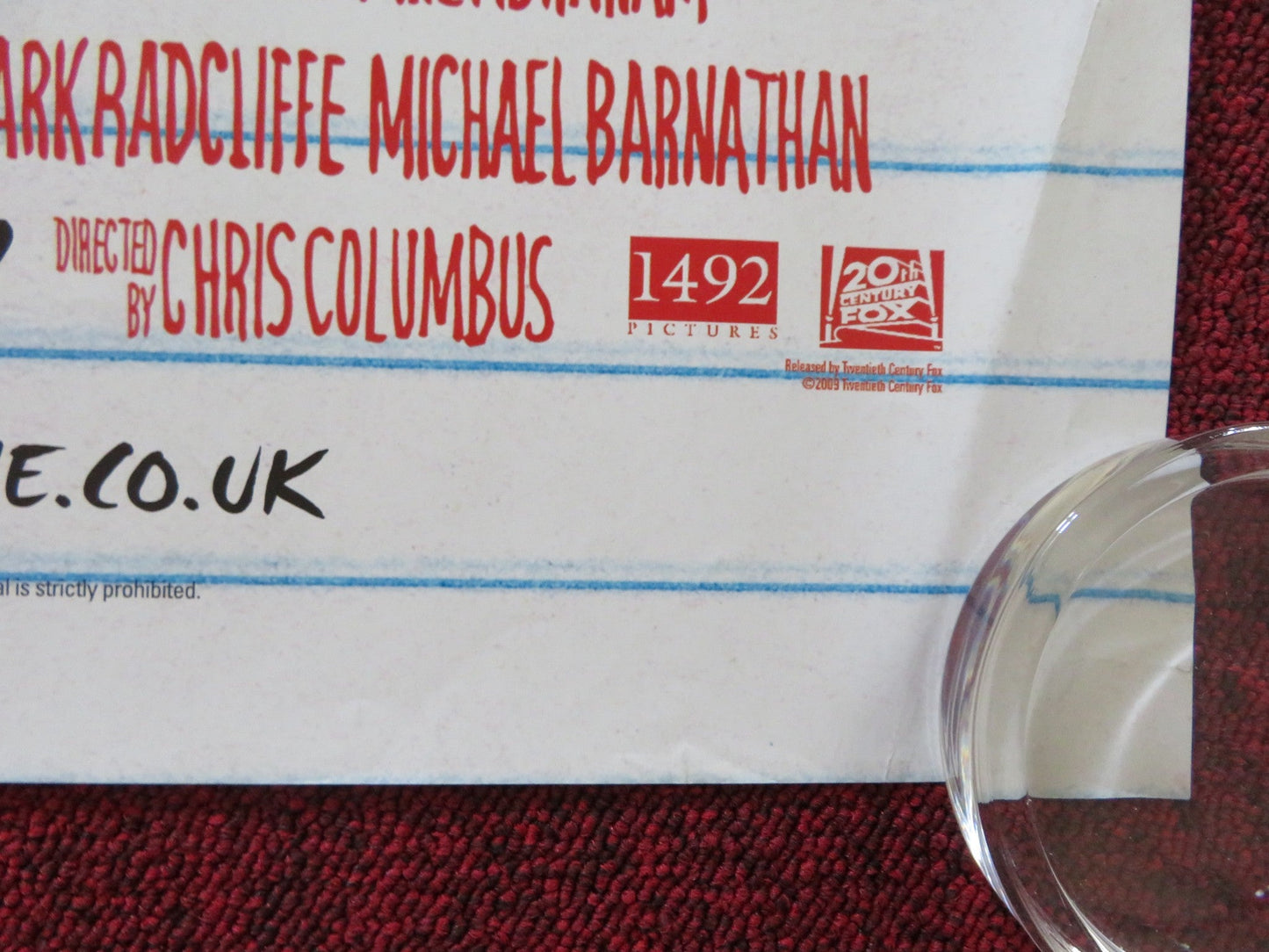 I LOVE YOU, BETH COOPER UK QUAD ROLLED POSTER HAYDEN PANETTIERE PAUL RUST 2009 Rendezvous Cinema Movie posters