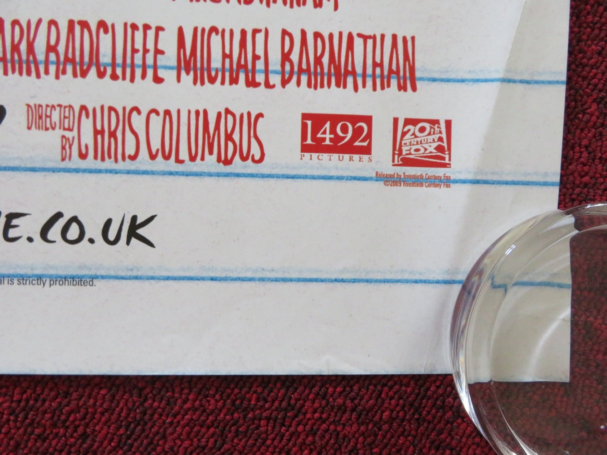 I LOVE YOU, BETH COOPER UK QUAD ROLLED POSTER HAYDEN PANETTIERE PAUL RUST 2009 Rendezvous Cinema Movie posters