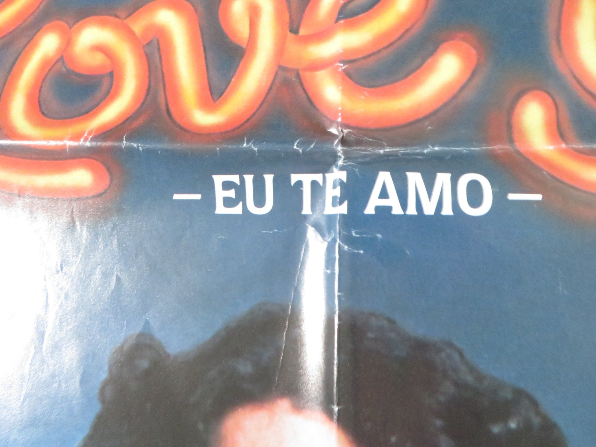 I LOVE YOU FOLDED US ONE SHEET POSTER SONIA BRAGA PAULO CESAR PEREIO 1982 Rendezvous Cinema Movie posters