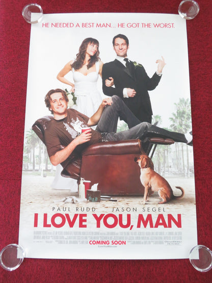 I LOVE YOU, MAN US ONE SHEET ROLLED POSTER PAUL RUDD JASON SEGAL 2009 Movie posters