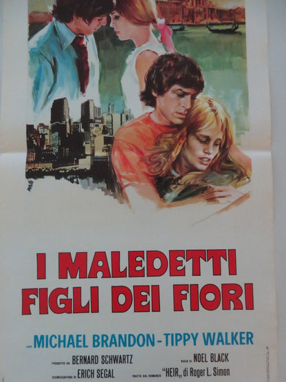 I MALEDETTI FIGLI DEI FIORI ITALIAN LOCANDINA POSTER MICHAEL BRANDON WALKER 1972 Movie posters
