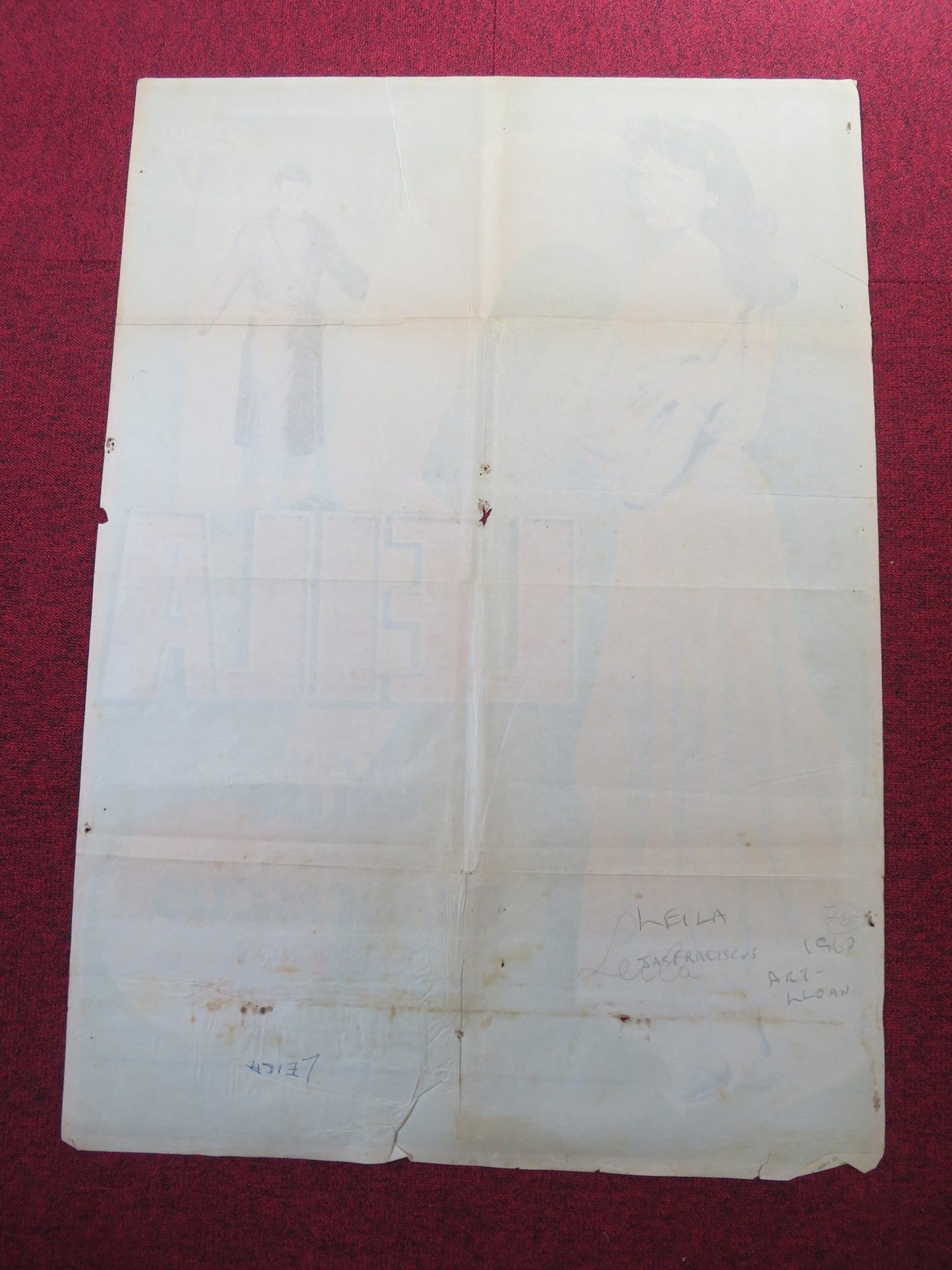 I PASSED FOR WHITE SPANISH POSTER SONYA WILDE JAMES FRANCISCUS 1960 Rendezvous Cinema Movie posters