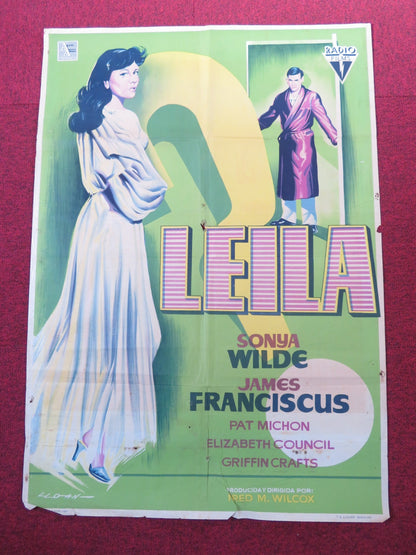 I PASSED FOR WHITE SPANISH POSTER SONYA WILDE JAMES FRANCISCUS 1960 Rendezvous Cinema Movie posters